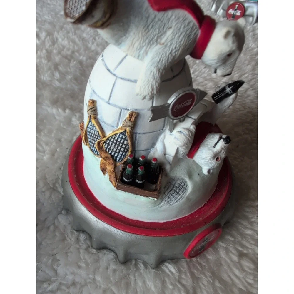 Vntg Franklin Mint Coca-Cola Polar Bears 